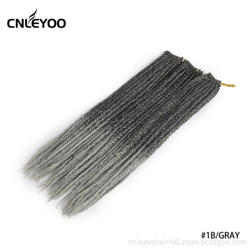 Special offer wholesale 18 inch durable anti-shedding low temperature fiber dark brown crochet hair